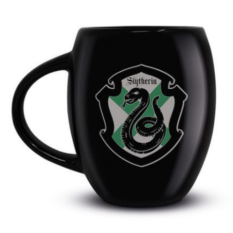 Caneca oval de Harry Potter com uniforme de Slytherin