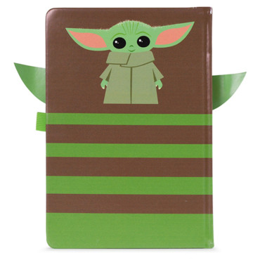 Caderno A5 Baby Yoda As Orelhas Mandalorianas