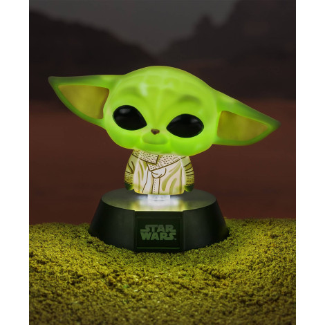 A Mini lâmpada Mandaloriana Baby Yoda Lamp