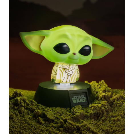 A Mini lâmpada Mandaloriana Baby Yoda Lamp