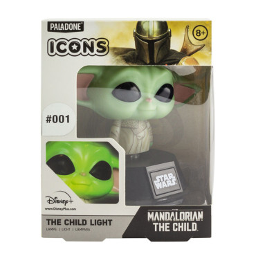 A Mini lâmpada Mandaloriana Baby Yoda Lamp