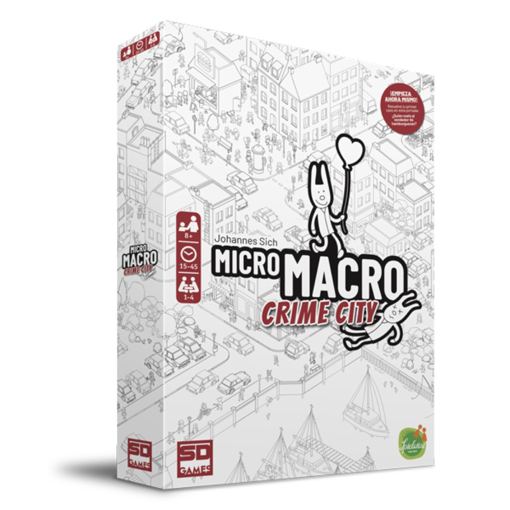 Jogo de tabuleiro Micro Macro Crime City