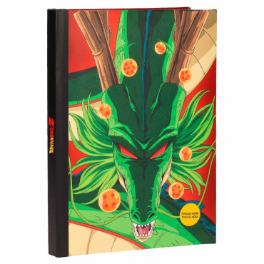 Bloco de notas com luz Shenron Dragon Ball