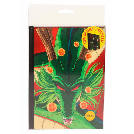 Bloco de notas com luz Shenron Dragon Ball