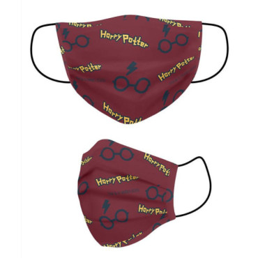 Máscara reutilizável Harry Potter Ícone Reutilizável