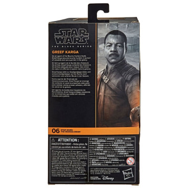 Figura Greef Karga O Mandaloriano 19 cm Star Wars Black Series