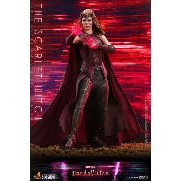 Figura 1/6 Feiticeira Escarlate WandaVision Hot Toys