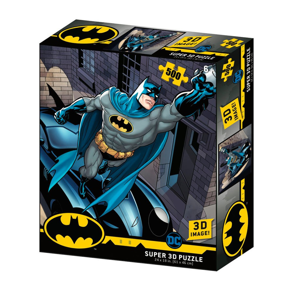 Puzzle 3D Batman e Batmobile 500 peças