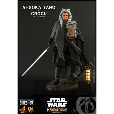 Figura Ahsoka Tano e a Criança Hot Toys O Mandaloriano