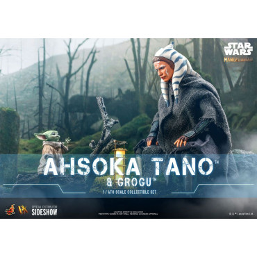 Figura Ahsoka Tano e a Criança Hot Toys O Mandaloriano