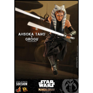 Figura Ahsoka Tano e a Criança Hot Toys O Mandaloriano