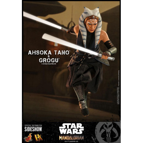 Figura Ahsoka Tano e a Criança Hot Toys O Mandaloriano