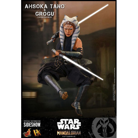 Figura Ahsoka Tano e a Criança Hot Toys O Mandaloriano