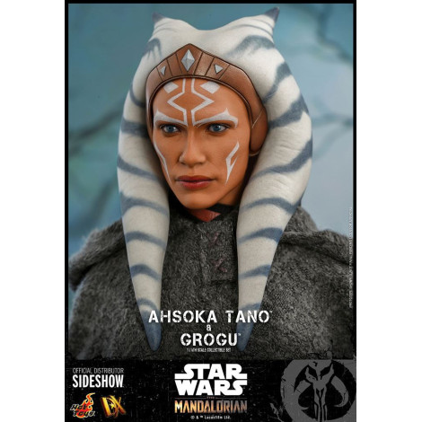 Figura Ahsoka Tano e a Criança Hot Toys O Mandaloriano