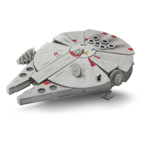 Modelo em madeira da Millennium Falcon Star Wars