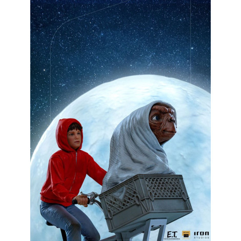 E.T. El Extraterrestre Estatua 1/10 Deluxe Art Scale E.T. & Elliot 27 cm