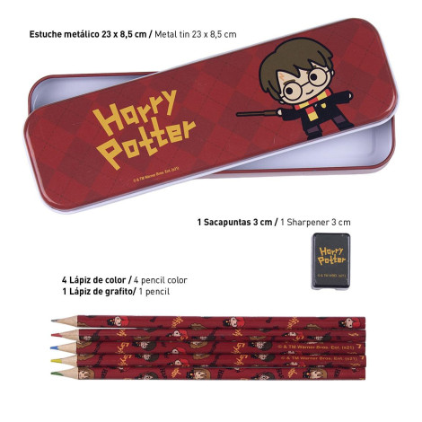 HARRY POTTER GRYFFINDOR CONJUNTO DE PAPELARIA DA ESCOLA