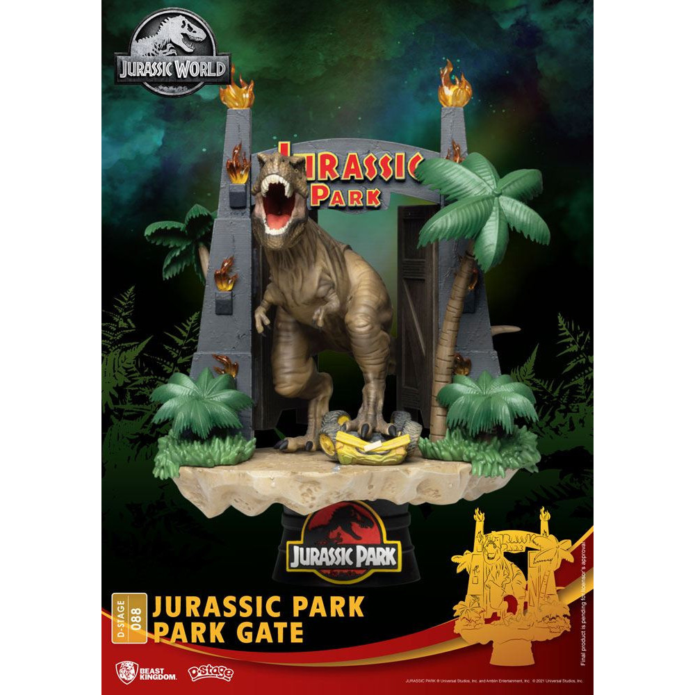 D-Stage Jurassic Park D-Stage Diorama 15 cm