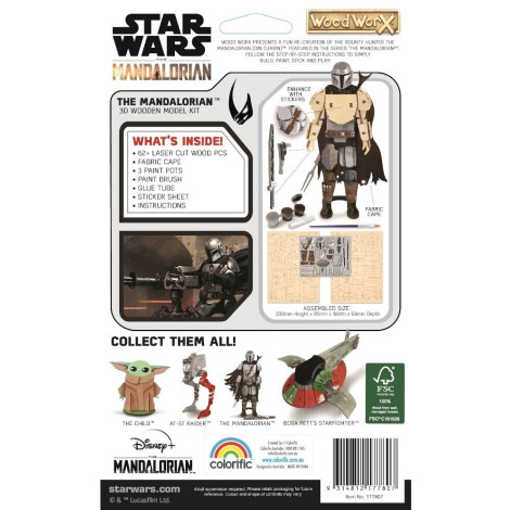 Figura de modelo do Comando Mandaloriano Star Wars