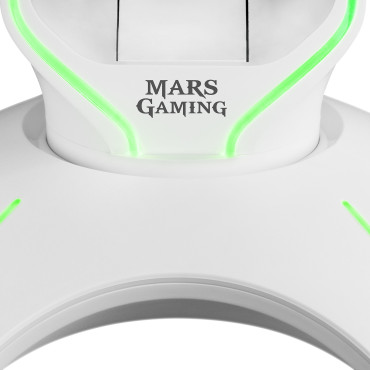 Suporte para auscultadores Mars Gaming MHHX Branco