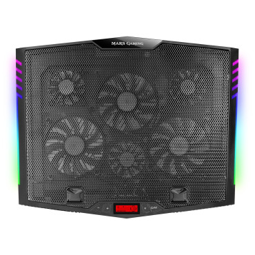 Suporte para PC Cooler Mars Gaming MNBC5 17,3" 6 ventoinhas