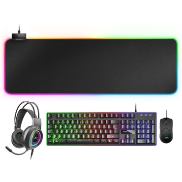 Combo RGB 4 em 1 Mars Gaming MCPEX