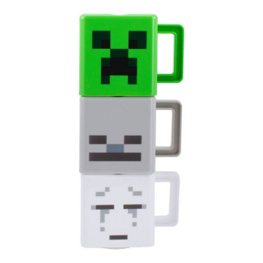 Canecas empilháveis Minecraft