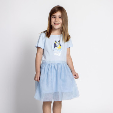 VESTIDO DE CAMISOLA SIMPLES FANTASIA BLUEY