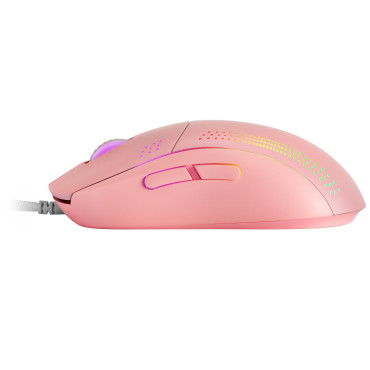 Rato Ultralight MMPRO 32K DPI cor-de-rosa Mars Gaming