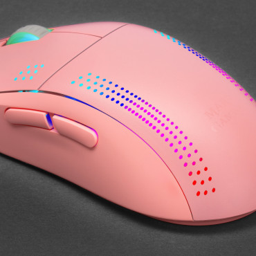 Rato Ultralight MMPRO 32K DPI cor-de-rosa Mars Gaming