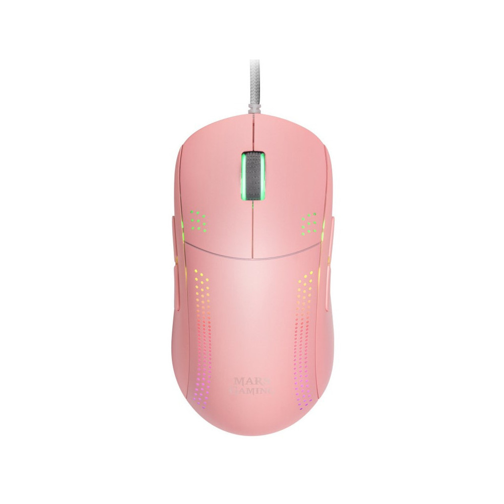 Rato Ultralight MMPRO 32K DPI cor-de-rosa Mars Gaming