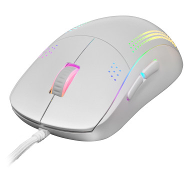 Rato MMPRO 32K DPI Ultralight Branco Mars Gaming