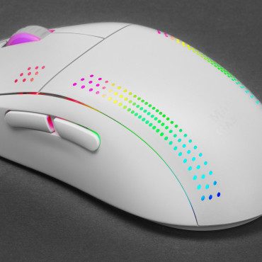 Rato MMPRO 32K DPI Ultralight Branco Mars Gaming