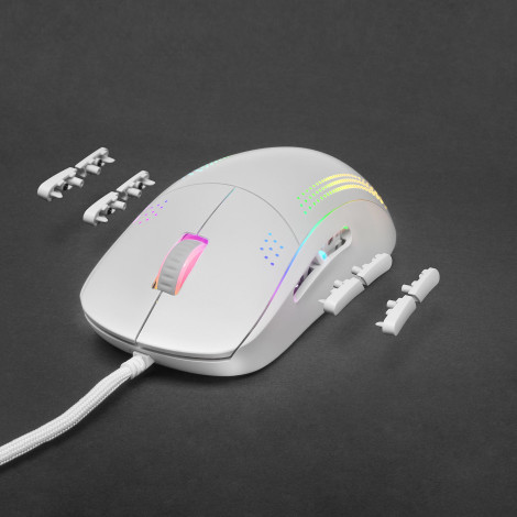 Rato MMPRO 32K DPI Ultralight Branco Mars Gaming