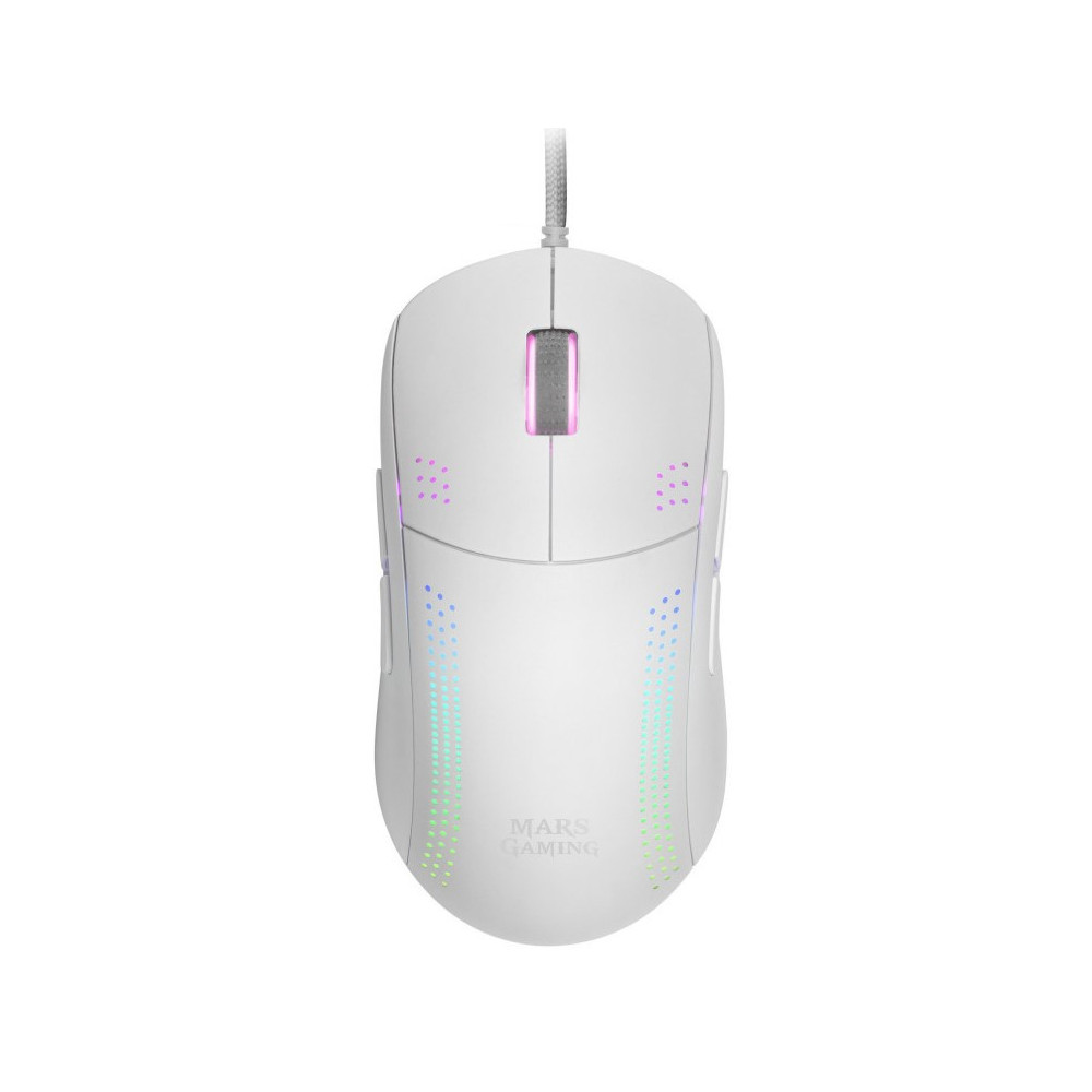 Rato MMPRO 32K DPI Ultralight Branco Mars Gaming