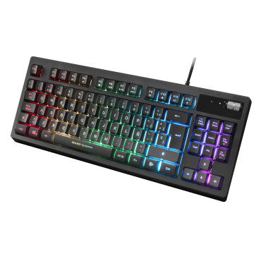 Teclado Mars Gaming MKAX RGB Illumination Preto