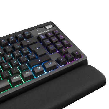 Teclado Mars Gaming MKAX RGB Illumination Preto