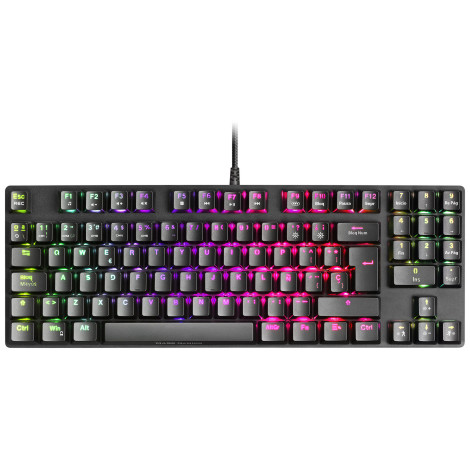 Teclado Mars Gaming MKREVOPRO Negro RGB Switch Azul