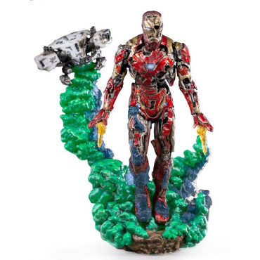 Estátua de ilusão à escala de arte de luxo Iron Man Spiderman :Far From Home Marvel