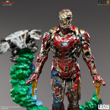 Estátua de ilusão à escala de arte de luxo Iron Man Spiderman :Far From Home Marvel