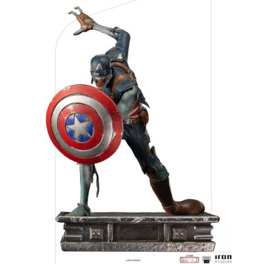 Estátua à escala artística do Capitão América Zombie What If...? Marvel