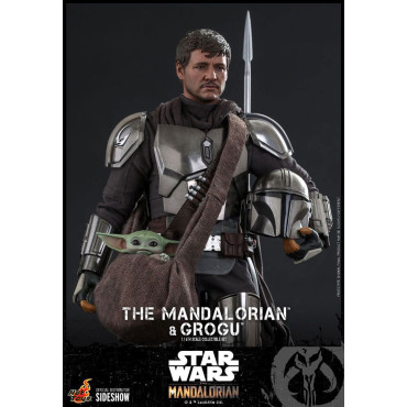 Figura O Mandaloriano e Grogu 1/6 Hot Toys Star Wars