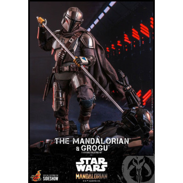 Figura O Mandaloriano e Grogu 1/6 Hot Toys Star Wars