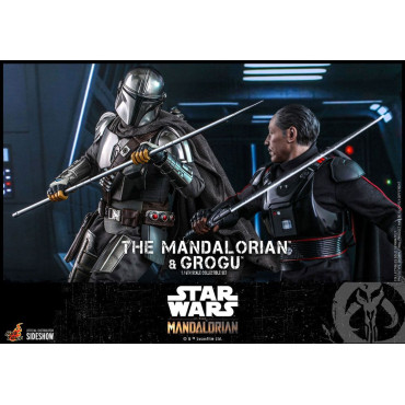 Figura O Mandaloriano e Grogu 1/6 Hot Toys Star Wars