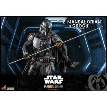 Figura O Mandaloriano e Grogu 1/6 Hot Toys Star Wars