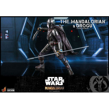 Figura O Mandaloriano e Grogu 1/6 Hot Toys Star Wars