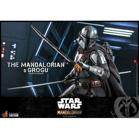 Figura O Mandaloriano e Grogu 1/6 Hot Toys Star Wars