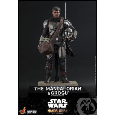 Figura O Mandaloriano e Grogu 1/6 Hot Toys Star Wars