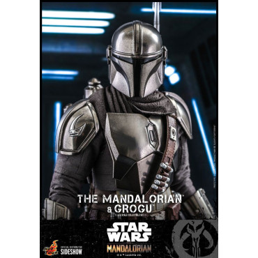 Figura O Mandaloriano e Grogu 1/6 Hot Toys Star Wars