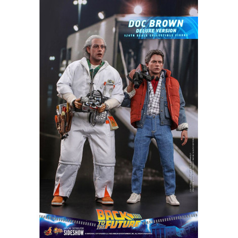 Doc Brown Figure Hot Toys 30 cm Regresso ao futuro